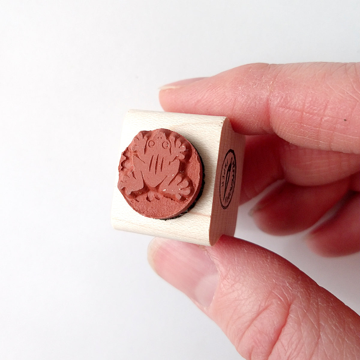 Frog Mini Stamp Peppercorn Paper