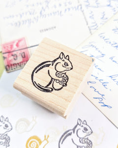 Chipmunk Rubber Stamp