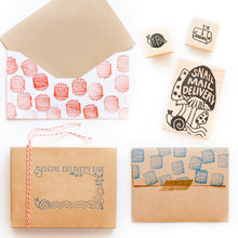Load image into Gallery viewer, Snail Mail Rubber Stamp