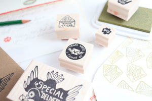 Travel Where I Cannot Go Rubber Stamp