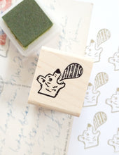 Load image into Gallery viewer, Hello Bear Rubber Stamp