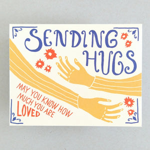 Sending Hugs Sympathy Card