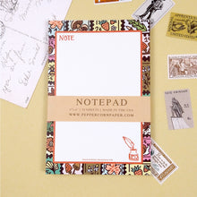 Load image into Gallery viewer, Postage Stamp Notepad