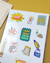 Load image into Gallery viewer, Paper Party Sticker Sheet