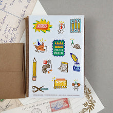 Load image into Gallery viewer, Paper Party Sticker Sheet