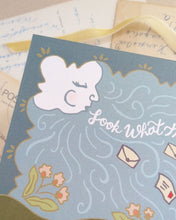 Load image into Gallery viewer, Look What The Wind Blew In Postcard