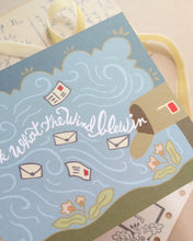 Load image into Gallery viewer, Look What The Wind Blew In Postcard