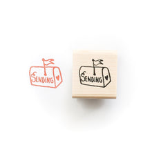 Load image into Gallery viewer, Sending Love Rubber Stamp