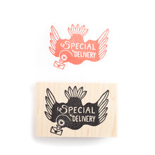 Load image into Gallery viewer, Special Delivery Pigeon Rubber Stamp