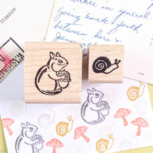 Load image into Gallery viewer, Chipmunk Rubber Stamp