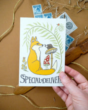 Load image into Gallery viewer, Special Delivery Forest Animal Postcard