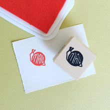 Load image into Gallery viewer, Snail Mail Rubber Stamp